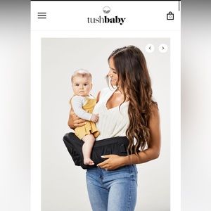 Tush Baby Carrier- New in Box- Black